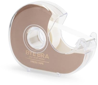 Bye Bra Klebebandrolle, Doppelseitig, 3 Meter lang, Transparent, eine Größe