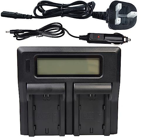 DSTE 1.5A Fast Charging Dual Battery Charger Compatible for NP-W235,Fujifilm XT4,X-H2,X-H2S Digital Camera
