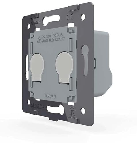 LIVOLO Innenleben Rolladenschalter 2 Fach nur Modul ohne Glasrahmen Kompatibel nur mit Livolo Rahmen VL-C702W