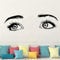 Zdklfm69 Wandtattoos Wandaufkleber Wimpern Und Brauen Vinyl Beauty Shop Dekoration Wandkunst Wandbild Lange Wimpern Tapete 239x76cm