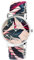 Raptor Colorful Edition Damen-Uhr Zugband Edelstahl Motiv Bunt Print Analog Quarz RA10205
