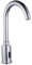 Automatic Touchless Sensor Faucet Chrome Motion Activated Kitchen Bathroom Hands Free Tap AC DC Powered 360 Degree Swivel Electric Infrared Sensor with Mixing Valve Public Vessel Sink Faucet