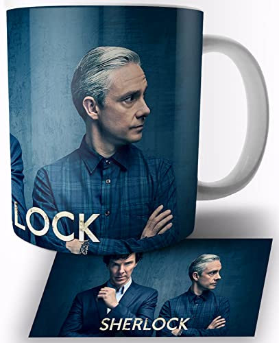 Sherlock Holmes Benedict Cumberbatch Keramik Becher 325ml Tasse Mug