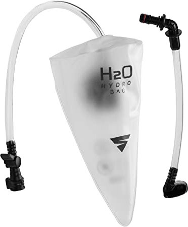 SHIMA HYDROBAG - Trinkblase APEX und STR 2.0 Neoprenanzüge. 0,5 L Fassungsvermögen, Abnehmbarer Schlauch, Einfaches Nachfüllen, Montiert im Aerodynamischen Buckel (Grau, ONE Size)
