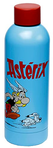 Puckator Bouteille Isolée (Gourde) 530ml Astérix & Obélix - Bleue, Multicouleur
