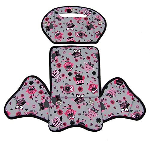 Ersatzbezug Sitzkissen Bezug [Auflage für Kinder Fahrradsitz] kompatibel mit Römer Jockey MOD 4 (Eule $12)