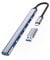 Adattatore USB C Hub 3.0 a 7 porte, Ultra Thin Mini USB distributore USB (3.0x1 + 2.0x6) in alluminio portatile con adattatore USB C a A per MacBook Pro/Air, tastiera, mouse e molto altro ancora