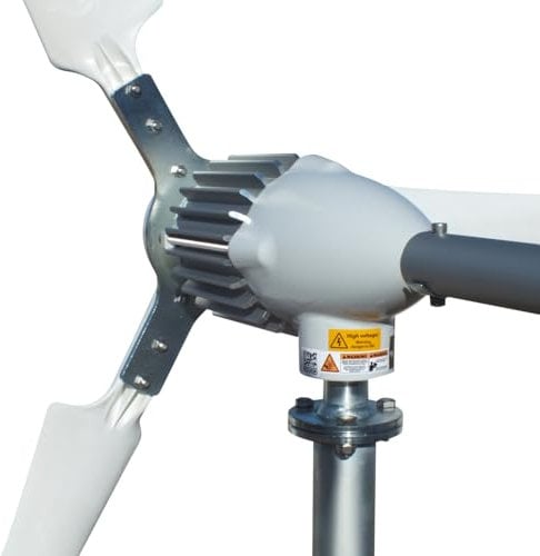 Wind Turbine Generator ISTABREEZE i-1000 Watt 24 Volt Windkraftanlage - Flügel in weiß Windgenerator (1000 Watt 24 Volt)