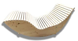 Holztec-Leitner Himmelsliege Schaukelliege Holzliege Gartenliege Schwungliege 140cm aus Fichtenholz. Sonnenliege Made in Bavaria