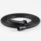 Oupukle Edelstahl Duschschlauch Schwarz 1,5 m, Flexibel Universal Brauseschlauch mit Premium doppelten Messingkopf, Duschschlauch 1.5cm Anti-Twist, Anti-Knick