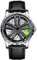RORIOS Herrenuhr Auto Rad Felgennabe Analoge Quarz Armbanduhr Mode Sport 3ATM Wasserdicht Männer Skelett Mit Leder Armband