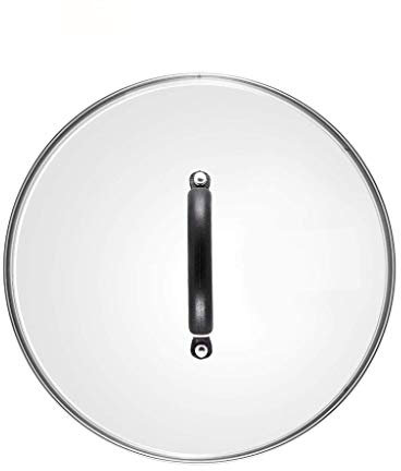 Sostituisci Il Coperchio in Vetro Trasparente, Padella con Manico in Silicone, Padella, Padella in Ferro, sostituisci Il Coperchio della Cucina (26 cm)