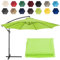CMJYMX Replacement Parasol Canopy Sun Umbrella Replacement Cloth For 2m-6 Arms 2.7m-6 Arms 2.7m-8 Arms 3m-6 Arms 3m-8 Arms (Color : Grass green, Size : 8 ribs-3m(9.8ft))