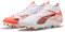 PUMA Ultra 5 Match+ FG/AG, Zapatillas de fútbol Unisex Adulto, White Black-Glowing Red, 41 EU