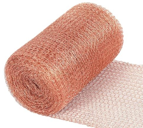 Suphyee Schneckenzaun, Schneckenschutz für Hochbeet Pflanzen, Schneckenabwehr, 6m x 12.5cm Doppelschicht Kupferdraht Kupfernetz Gegen Schnecken für Garten Hof