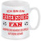 Fussball Tasse | Ich bin ein Regensburg Fan - Ansprechen während des Spiels auf eigene Gefahr | Keramiktasse für Fußballfans | Spülmaschinenfest | hochwertiger Druck
