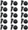 safycaby 15 PCS HDD Mounting Screws Hard Disk Drive Screws and Rubber Shock Absorber Washer Kit PC Hard Drive Installation Accessories for 2.5-Inch HDD SSD Computer Case (2.5 inch)