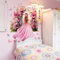 Wandtattoo Rosa Prinzessin Wandsticker Wanddeko für Wohnzimmer Schlafzimmer Sofa Hintergrund,Wandaufkleber Kinderzimmer Mädchen und Jungs,Wandaufkleber Diy Wandkunst Dekor