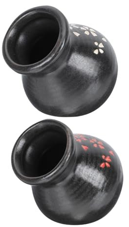 LABRIMP Olla Cerámica Hielo Seco Sushi Vasos Decoración Sashimi Prácticos y Duraderos