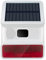 Sirena solare senza fili radio HXA523 compatibile con il sistema di allarme senza fili HUXGO | Sirena di allarme Smart Home resistente alle intemperie da 100 dB