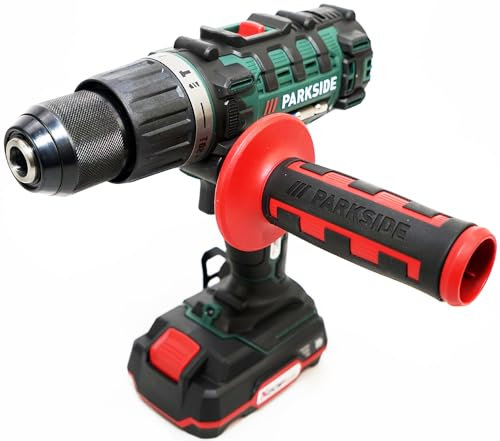 Offre pour perceuse-visseuse à percussion Parkside 20 V PSBSA 20-Li C3 + kit de batteries avec batterie (2 Ah) et chargeur (2,4 A)
