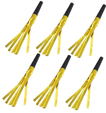 ibasenice 30 Stück Pustender Drache Atmosphäre Requisiten Geburtstagsparty Gebläse Trompete Party Dekorationen Metallic Pom Poms Cheerleading Cheer Poms Noise Maker Hochzeit Geburtstag