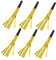 ibasenice 30 Stück Pustender Drache Atmosphäre Requisiten Geburtstagsparty Gebläse Trompete Party Dekorationen Metallic Pom Poms Cheerleading Cheer Poms Noise Maker Hochzeit Geburtstag