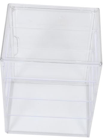 FUNOMOCYA Scatola Per Pane Trasparente A Strati Con Porta Magnetica Espositore Per Regolabile Contenitore Per Muffin Per Bancone Da Cucina E Panetteria