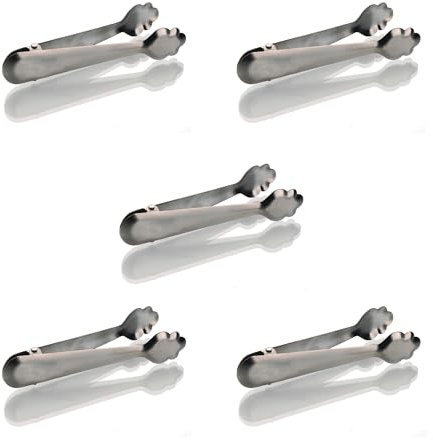 MACFLY Pack 5 Pinzas Hielo Inoxidable