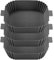 Qacpahucy 3 Pezzi Accessori Friggitrice ad Aria - Teglie in Silicone per Friggitrice ad Aria - Cestino per Friggitrice ad Aria in Silicone per Friggitrice ad Aria Forno (Grigio)