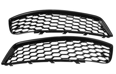 2 pezzi paraurti anteriore auto fendinebbia griglia a maglie compatibile for Audi A3 8P 2009-2013 8P0807682D fendinebbia griglia a nido d'ape coperture