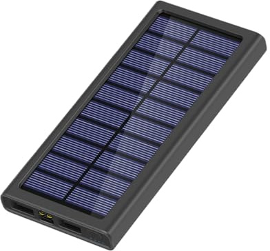 Solarpanel-Ladegerät – 10.000 mAh Powerbank für Solar-Ladegerät, wasserdicht, tragbar, 225 g, Ladegerät für Mobiltelefon, externer Akku