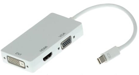 TXJZUQPJ Grande cavo adattatore DP TO HDMI VGA DVI tre in uno conversione MINI DP(Small DP to HDMI DVI VGA)
