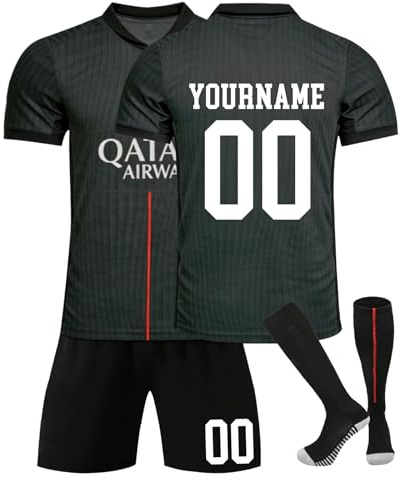 Maillot de Foot Personnalisé Coupe du Monde 2026, 25 24 WM Maillot Equipe de France Foot Soccer Kits Football Strips Enfant et Adultes avec Nom Numéro Shirts Short avec Chaussette Gifts A25