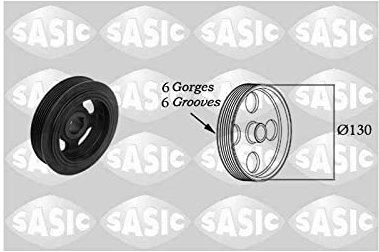 Sasic 2156048 Riemenscheibe, Kurbelwelle