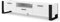 BIM Furniture Nuka - Mobile basso per TV e Hi-Fi, 200 cm, colore: bianco