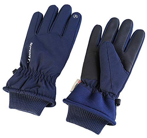 Touchscreen Handschuhe Unisex Fahrradhandschuhe Winterhandschuhe Anti-Rutsch Sporthandschuhe Wasserabweisend Trainingshandschuhe Warme für Radfahren Laufen & Reiten