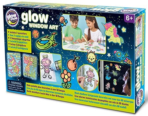 The Original Glowstars Company B8506 Glow Window Art Sterne Fensterkunst, Mehrfarbig, S