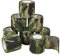 QiGui 8 Rollen Selbsthaftende Cohesive Bandage Camouflage Klebeband Kohäsive Bandage Pflasterverband Fingerpflaster Haftbandage Verband Fixierverband Elastische Binde Für Jagd Sport im Freien 5cm