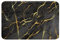 Gold Teppich 20X 32,Marmorader Badematte,Schillernde Tinte Flüssige Kunst Marmorierung Outdoor Teppich Willkommensmatte Marmorkorn Innen Fußmatte,Waschbare Abstrakte Marmor Badezimmer Set,Schwarz