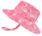 LACOFIA Kleinkind Baby Sonnenhut Kinder Mädchen Sommer Mütze UPF 50+ Hut für Strand Schwimmen Schwimmbad Breiter Krempe/Schnell Trocknend Flamingo Rosa 3-7 Jahre
