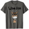 Smileteesfunnya Lustiger weiser Ass Esel mit Brille Cartoon T-Shirt