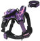 Hundegeschirr mit Tasche (M, Lila Camo)