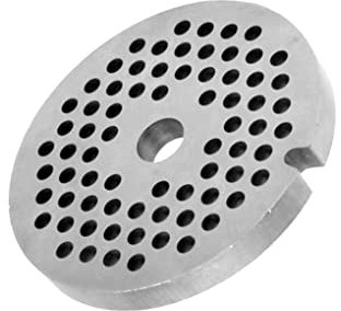 Fleischwolfscheiben Lochscheiben für Bosch, Zelmer, Größen Fleischwolf, Durchmesser des Siebs, Küchenmaschine | für Gekochtes oder Rohes Fleisch, Gemüse, Fisch, 4 mm Bohrungen – 69,5 mm