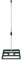 Livellatrice 50cm x 32cm Rastrello Livellatore Leggero Acciaio Zincato Alluminio Verde 1,2-1,9m Manico Estensibile Facile Impugnatura Attrezzo Giardino Erba Terreno Tappeto Erboso Artificiale Concime