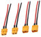 Switian 2 Paar XT60 Stecker Männlich/Weiblich mit 10cm 14AWG Silikonkabel | Hochtemperatur-Beständig | Wasserdichte RC Steckverbinder für Lipo Akku, Drohnen, Modellbau & RC Fahrzeuge