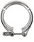 Morsetto di Scarico per Tubo di Scarico a Vite M6 Universale da 2,5 Pollici 63 Mm, Acciaio Inossidabile per Auto V Band Turbo con Flange Maschio Femmina Delicate per Tubi di