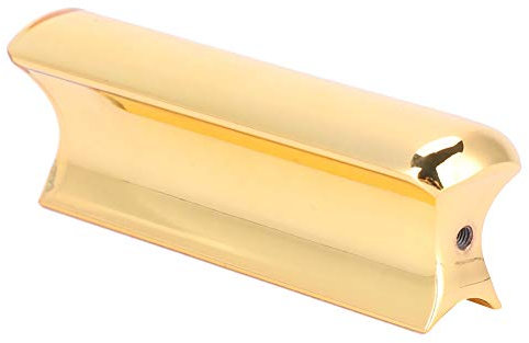 Gitarren-Slide-Stange, Gitarren-Slide-Gus-Lap-Steel-G, Lap-Slide-Saiten, Stahlgitarren-Stange, Lap-Steel-Gitarre, Hawaii-Gitarre, E-Gitarren-Zubehör (Gold)