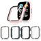Hianjoo 5 Pièces Coque Compatible pour Xiaomi Redmi Watch 3 Active/Watch 3 Lite, Matte PC Coque de Protection Écran Verre Trempé Intégré Compatible pour Redmi Watch 3 Lite