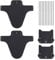 Peslogy 2pcs Mountain Bike Fender, Front and Rear Compatible Bicycle Mudguard, Fits 26, 27.5, 29, Plus Size and Fat Bike Wheel Sizes (Black)